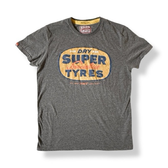 Superdry Vintage Specialist Tyres Tee - Picture 1 of 5